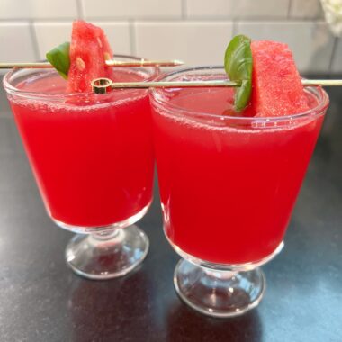 watermelon basil cooler